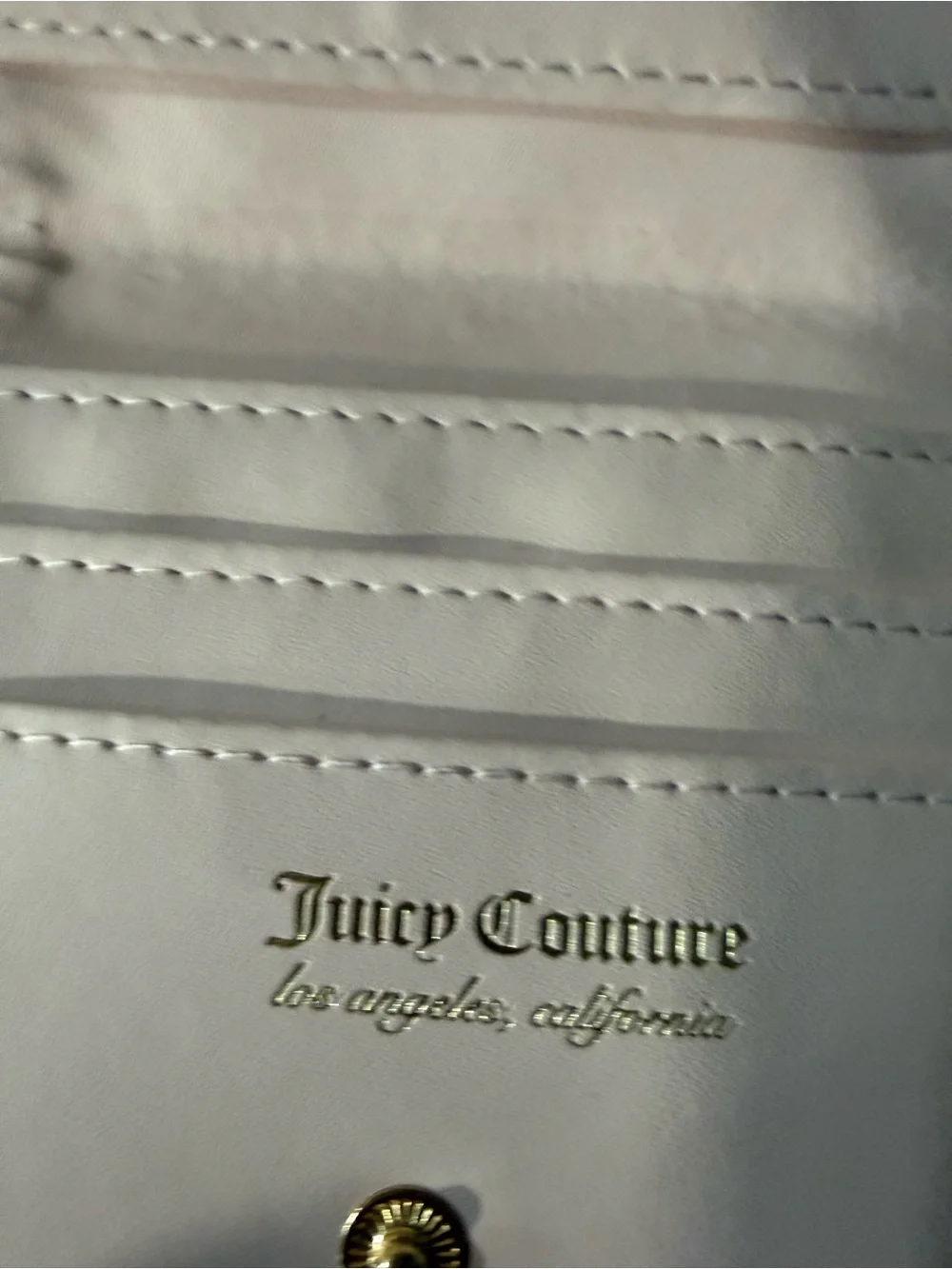 Juicy Couture Pink Quilted Velvet Bow Wristlet Wallet with Gold Chain NWOT